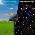 thumbnail image 4 of GooingTop Blue Solar String Lights 52.3ft 160LED Outdoor Lights Solar Powered,Solar Christmas String Lights with 8 Modes fro Gardens Party Tree Halloween Christmas Decoration, 4 of 6