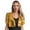 Gold, variant on TiaoBug Womens Sequin Jacket Open Front Cardigan Glitter Cropped Blazer Bolero Shrug Tops Red M