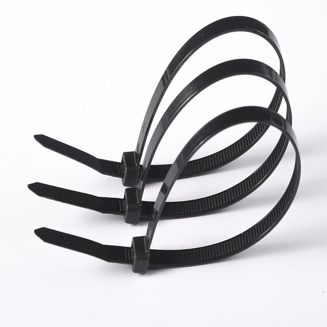 Prix Bas de Tous les Jours! 100 Pcs Attaches à Glissière en Nylon Robustes, Boucles Universelles pour Attaches de Câble, Attaches en Plastique Polyvalentes pour Réparations de Voiture, Bricolage et Usage Domestique