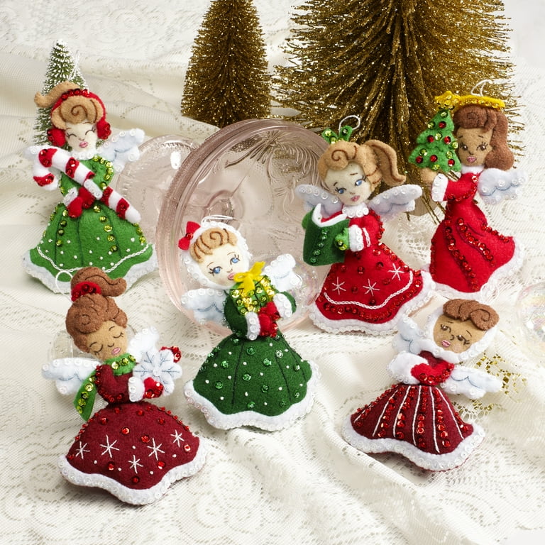 Music Sheet Angel Ornament Kit, Christmas Ornament Kits for Adults,  Christmas Ornament Kits to Make, Christmas Craft Kits 