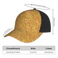 Baseball Cap Women Men Gold Glitter lightning C Adjustable Dad Hat