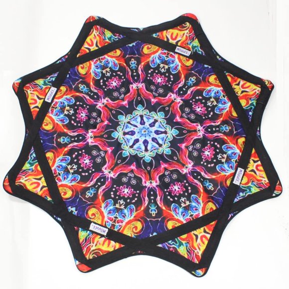 Zeekio Mougee Classic Flow Star-28 Diameter-Durable and Vibrant Patterns (Kaleidoscope)