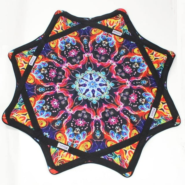 Zeekio Mougee Classic Flow Star-28 Diameter-Durable and Vibrant Patterns (Kaleidoscope)
