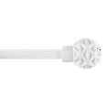 thumbnail image 1 of Bouclair White Geometric Curtain Rod Set - Diameter 13/16mm 48x86 in (122x218 cm), 1 of 3