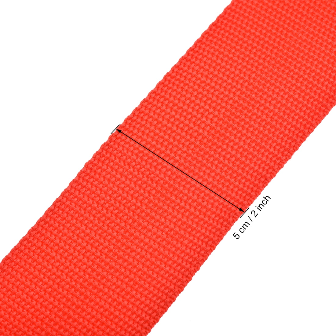 Unique Bargains Luggage Straps Suitcase Belts with Buckle PP Travel Packing Accessories Red