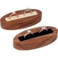 thumbnail image 4 of Rings Tray Jewelry Showcase Storage Box Wood Jewelry Rings Display Tray Ear Studs Earrings Holder Display, 4 of 7