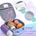 thumbnail image 3 of Mermaid Sac à Lunch - Boîte à Lunch Isolée 3D Filles École Pique-Nique Magasinage Déjeuner Profitez de la Coffre Imperméable Réutilisable Sac à Lunch Chaud Z126, 3 of 5