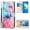 Pink, variant on Compatible for iPhone 17 Wallet Case, iPhone 17 Wallet Case[Stand Feature] [Wrist Strap] [Credit Cards Holder] New Marble Pattern Premium PU Leather Flip Protective Cover, Green