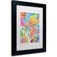 thumbnail image 2 of Trademark Fine Art "Washington DC Street Map" Canvas Art by Michael Tompsett, White Matte, Black Frame, 2 of 4