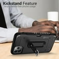 thumbnail image 4 of CoverON Apple iPhone 11 Pro Case with Kickstand and Credit Card Holder Slot - Zipp Series - Heavy Duty Hybrid Phone Cover, 4 of 8