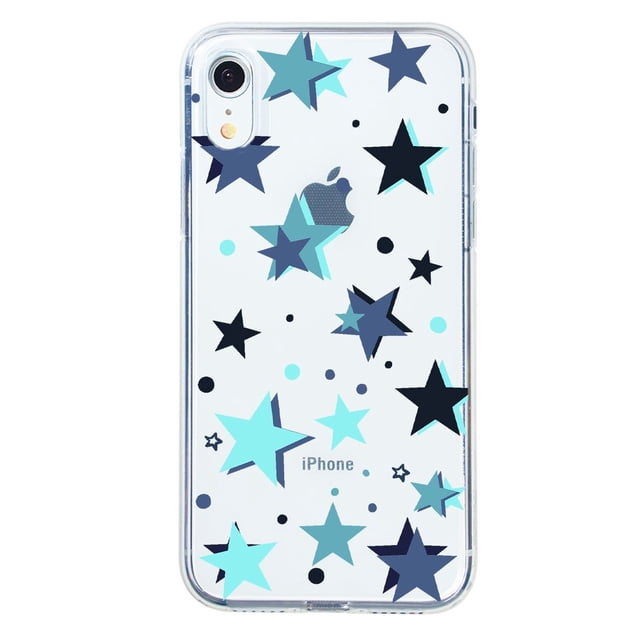Funda Antigolpes InstaCase para iPhone XR Case anticaídas estrellas azules