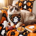 thumbnail image 6 of Halloween Pet Bandana Dog Neck Scarf for Holiday Parties Photo Decoration, Polyester, 6 of 6