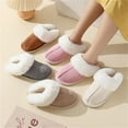 thumbnail image 6 of Dreamtoe Slippers for Women, Winter Warm Cozy Fuzzy Slip on Slippers Memory Foam Fluffy Soft House Shoes with Socks, 6 of 7
