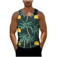 thumbnail image 4 of Taqqpue Mens Plus Size Tank Tops Casual Crewneck Hawaiian Sleeveless Shirts Loose Fit Quick Dry Graphic Beach Tank Top for Workout Gym Athletic Training Sports, 4 of 6