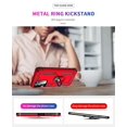thumbnail image 2 of Allytech Galaxy A03s Case (US Edition), Galaxy A03S Case with Stand, With Ring Holder Stand Military Grade Shockproof Protective Compatible with Car Mount Case Cover for Samsung Galaxy A03S - Red, 2 of 6