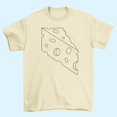 thumbnail image 5 of Halloween Swiss Cheese Food Costume Mens T Shirt, 5 of 5