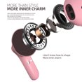 thumbnail image 4 of Auriculares inalámbricos compatibles con Bluetooth con estuche de carga Auriculares deportivos con micrófono incorporado Auriculares impermeables, blanco Inevent EL004795-01B, 4 of 7