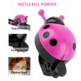 thumbnail image 1 of Colorful Plastic Clear and Melodious Bell Sound Lovely Kid Beetle Ladybug Ring Bell For Cycling Bicycle Bike Ride Horn Alarm, 1 of 8