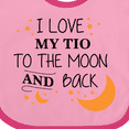 thumbnail image 4 of Inktastic I Love My Tio to the Moon and Back Boys or Girls Baby Bib, 4 of 4