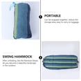 thumbnail image 2 of Fashion Canvas Hammock for Outdoor Camping with Rainbow Design Blue Color Perfect for Relaxing 55 Inches Wide, 2 of 8