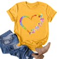 thumbnail image 5 of 3/4 Length Sleeve Tops for Women 2026 Crewneck Casual Pleated Tunic Tops Loose Fit Shirts Blouses, 5 of 6