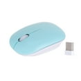 thumbnail image 2 of MINISO Souris Mobile Sans Fil Souris Nano Récepteur pour Ordinateur Portable Vert Menthe, 2 of 4