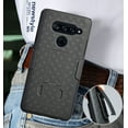 thumbnail image 6 of Case with Clip for LG V40, Nakedcellphone Black Kickstand Cover with [Rotating/Ratchet] Belt Hip Holster Combo for LG V40 ThinQ (V405QA7, LM-V405UA, V405TAB), 6 of 6