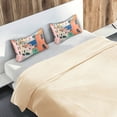 thumbnail image 5 of Yayeee Pillowcase King Size Set of 2 Satin Wrinkle Resistant Pillow Case, Art City, 5 of 8