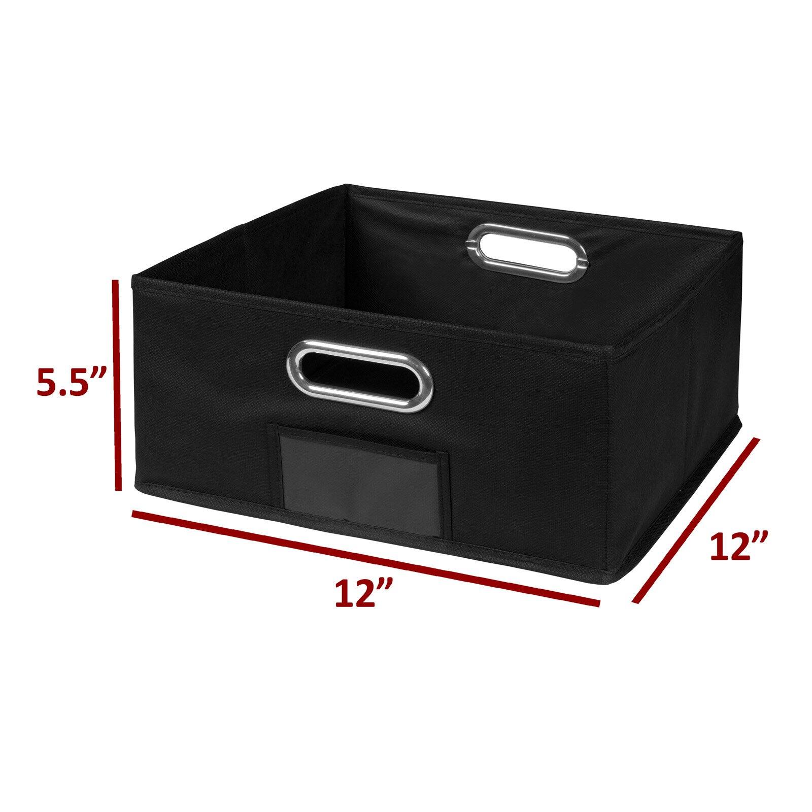 Niche Cubo Storage Set- 8 Full Cubes/4 Half Cubes with Foldable Storage Bins- Truffle/Pink - image 5 of 8