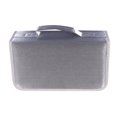 thumbnail image 1 of EeaseCA Mercerized Cloth 128 Pieces CD Storage Pouch Large Capacity Handheld CD Bag Fashion CD Supplies (Grey), 1 of 7
