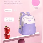 Lvelia School Bag Backpacks for Girls,Lightweight School Backpack for Kids Teens,Waterproof Student Shoulder Bookbag for Elementary Middle School,Purple