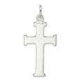 thumbnail image 3 of Sterling Silver Diamond -Cut Cross Pendant, 3 of 4