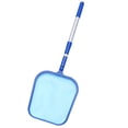 thumbnail image 2 of 1 Ensemble Filet de Piscine Maille Débouchage d'Étang Râteau à Feuilles Outil de Nettoyage Filet de Piscine Ajustable pour Zone d'Eau Peu Profonde (Bleu), 2 of 9