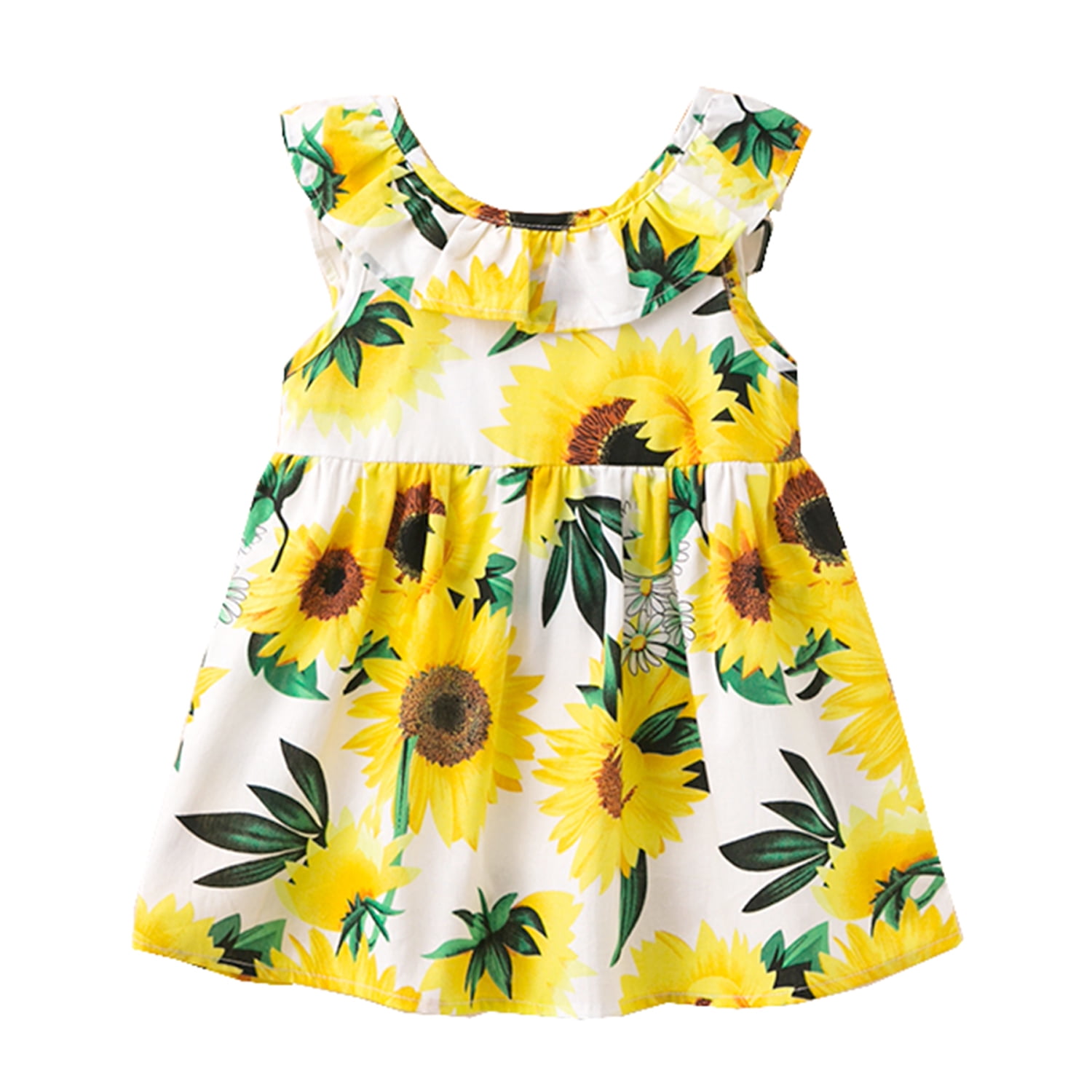StylesILove Styles I Love Little Kid Girls Sunflower Strawberry Print