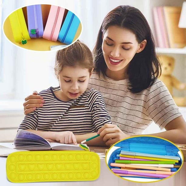 Silicone Pencil Case Bag Children's Decompression Toy Stationery Storage Bag