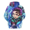 thumbnail image 3 of Demon Slayer Unisex Sweatshirts Loose Pullover Sweater Hooded Hoodie 3D Printing Jacket Winter Fall Clothes 6XL, 3 of 7