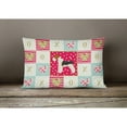 thumbnail image 3 of Fox Terrier Love Canvas Fabric Decorative Pillow, 3 of 3