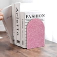 thumbnail image 6 of Naloa Glitter 2 Pcs Bookend Large Capacity Office Book Ends for Home Office Library School Study Decoration, 6 of 8