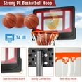 thumbnail image 6 of Demifill 4.3-8.2 FT Portable Basketball Hoop with Shatterproof Backboard, Basketball Goal System with Adjustable Height and Wheels, Portable Basketball Goal for Indoor Outdoor Gym, Red, 6 of 10