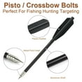 thumbnail image 2 of EROCK 12Pcs 6.25" Mini Crossbow Bolts Aluminium Crossbow Arrows for 50-80 LBS Pistol, 2 of 17