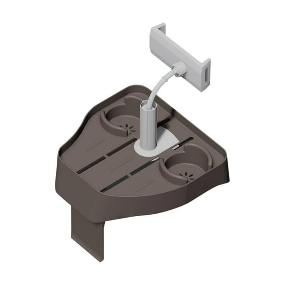 2 Pcs 3-in-1 Adjustable Cup Phone Shelf for Inflatable Pools Hot Tubs Spa Caddy Drink Holder Outdoor Waterproof Durable Accessory Relaxation Must Have