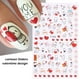 thumbnail image 2 of Pegatinas de uñas de la serie Día de San Valentín, decoraciones de uñas, calcomanías de dibujos animados en 3D, pegatinas de rosas de amor, piezas de uñas, prensa en uñas, 1 pieza, 2 of 4