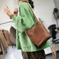 thumbnail image 3 of ShomPort Women's Cardigan Sweaters Soft Plus Size Button Open Front Long Sleeve Knit Outerwear with Pockets, 3 of 7