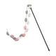 thumbnail image 1 of Juguetes de plumas para gatos, juguete divertido para gatos con campana, juguete interactivo de varilla larga para gatos. Estilo A, 1 of 9
