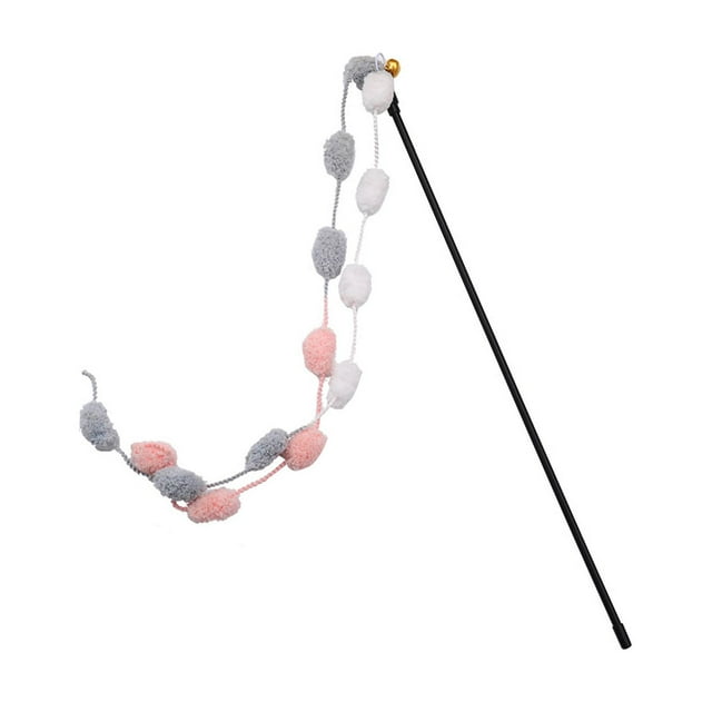 Juguetes interactivos de plumas para gatos Sunnimix con campana