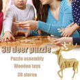 thumbnail image 1 of Child 3D Three-dimensional DIY Woodiness Early ducation Toys Model Puzzle, 1 of 6