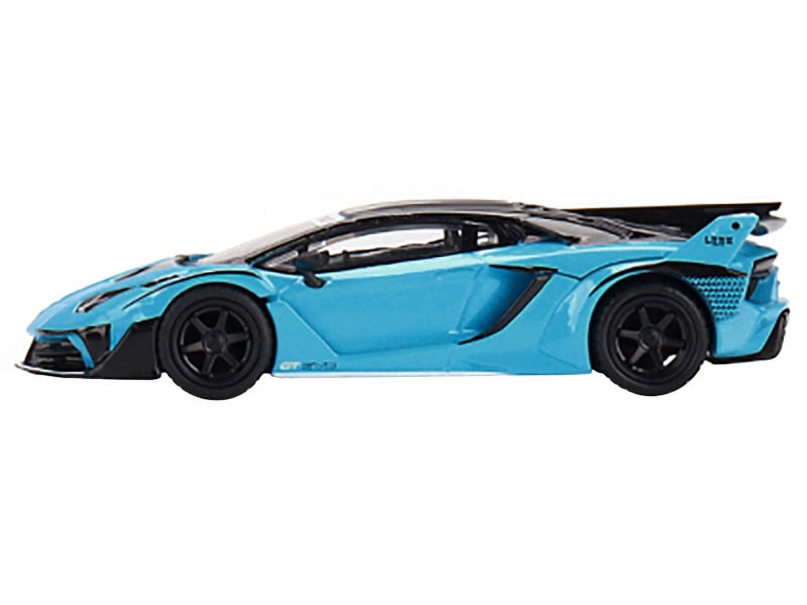 MINI GT LB*Works LAMBORGHINI AVENTADOR Light Blue #57 ~ 1/64