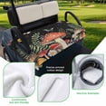 thumbnail image 5 of Golf Cart Seat Covers for 2 Seater,Spring Mushrooms Microfiber Cart Seat Towel Blanket,Farmhouse Pastoral Botanical Stars Rustic Absorbent NonSlip Bench Seats Protector for Golf Course 51"x31", 5 of 9