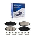 thumbnail image 4 of Detroit Axle - Front Brake Kit for 2016-2017 Honda Accord [LX-S] Drilled and Slotted Disc Brake Rotors Ceramic Brakes Pads Replacement : 12.28 inch Front Rotors, 4 of 7