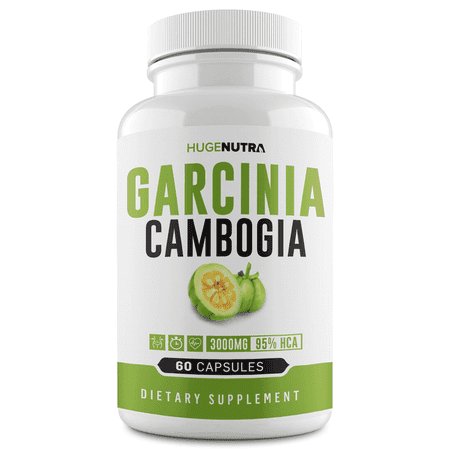 Garcinia Cambogia Extract - 95% HCA 3000mg Capsules - Weight Loss Supplement - Burn Fat & Boost Metabolism, High Potency Diet Pills for Men & Women - 60 Capsules